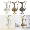 Flower Vase Handle Vase Flower Pot Gift Art Centerpiece Center Vase Desktop Vase for Interior Living Room Housewarming Garden