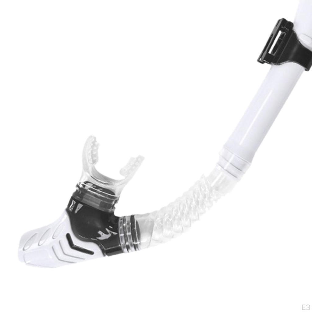 Dykning Torr Snorkel Scuba Snorkling Rör Byt Silikon med Cylinder Simträning