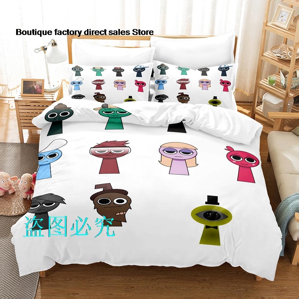 Western Style Bedding Set Sea Turtle Bedlinen White Quilt Set with Pillow Cover Super King Beds 3d Comfortable Thick Bedclothes