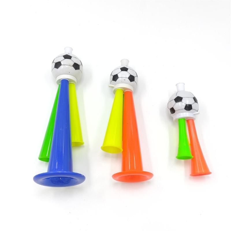 Set Of 10 Colorful Stadium Horns Random Color Soccer Fan Trumpet For Football Game And Group Gatherings