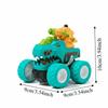 Inertial Sliding Dinosaur Car Toy Cartoon Design Deformation Car Toy Action Collision Toy  Kids Toy