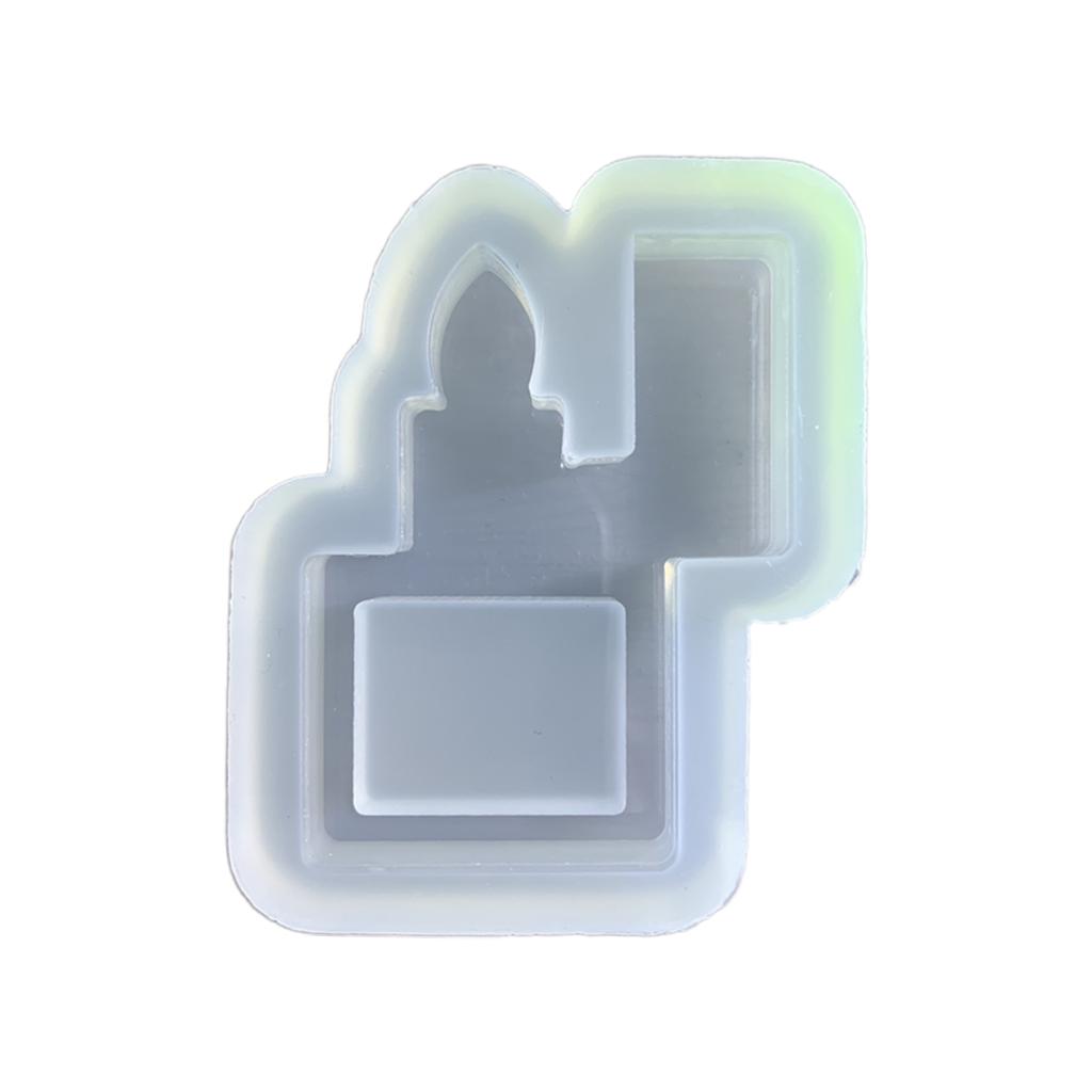 Resin Silicone Molds Quicksand Casting Molds Epoxy Resin Shaker Mold for Jewelry DIY Crafts Making Resin Pendant Mold