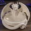 Unique Key Bowl 3D Printed Dragon Jewelry Tray Fantasy Catchall Gothic Storage Tray Holder Medieval Desktop Gift for Fans Cool Office Accessories