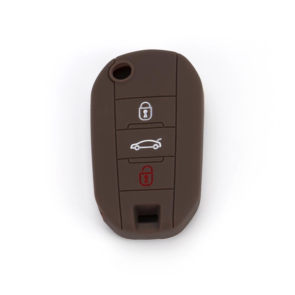 Flip Car Key Cover Case for Peugeot 508 301 2008 3008 408 4008 308 Car Key Case Protector Holder for Citroen C4 CACTUS C5 C3 C4L