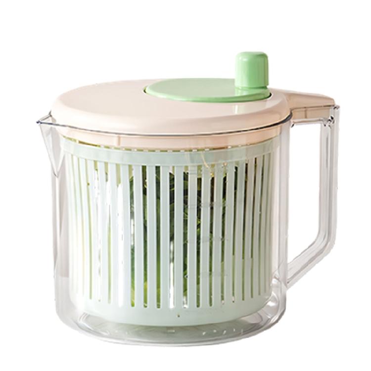 Convenient Household Salad Fruit Dryer Spinner Container For Kitchen Vegetable Dehydrator Drain Basket