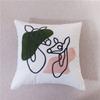 Nordic Art Ins Abstract Face Pillow - Minimalist Sofa Office Decor Cushion Cover W/Core, Free Shipping