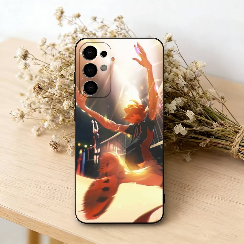 

H-Haikyuu Anime Phone Case Black Silicone Soft For Samsung S25,S24,S21,S22,S23,S30,Ultra,S20,Plus,Fe,Lite Samsung S30plus5G
