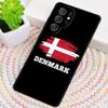 Dänemark Flagge Handyhülle für Samsung Galaxy note 10 pro S26 Ultra S23 S24 FE S25 S21 S22 PLUS stoßfest Hülle