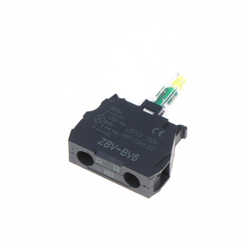 XB5 ZBV Indicator Light Module 16mm Push Button Switch Clear Bright LED for Electrical Enclosures
