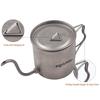 400ml Pour Over Kettle Gooseneck Coffee Kettle Ti Folding Handle Water Kettle with Lid