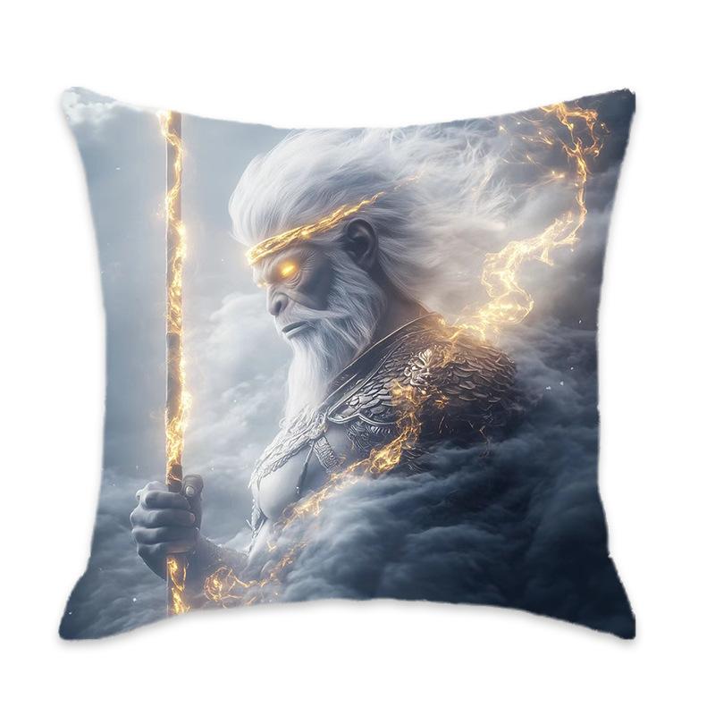 Kissen der New Black Myth Wukong Serie Bequem und weich Auto Zuhause Schlafzimmer Nachttischkissen Kissen