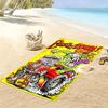 Hoodoo Gurus: Stage Beach Towel Outdoor Camping Beach Swim Absorbent Bath Towel Seaside Travel and Vacation Towels Beach Comfort Printing