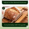 Bread Slicer Ambidextrous Wooden Adjustable Serrated Bow Cutter Eco-Friendly Serrations for Baking Bagels Bakeware 1