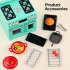 Compact Size Dollhouse Oven Kit Plastic Doll Kitchen Ware Model  For Children