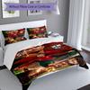 Ronaldo's Portugal's Cristiano Ronaldo Wins World Cup Bedding Set, Breathable Duvet Cover with Pillowcases, Soft Bed Linen for Bedroom Home Decoration