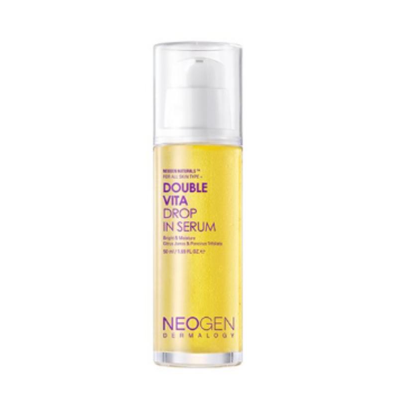 NEOGEN Zestaw Double Vita Serum w kroplach 50ml + Maska Glow Wrap 40ml