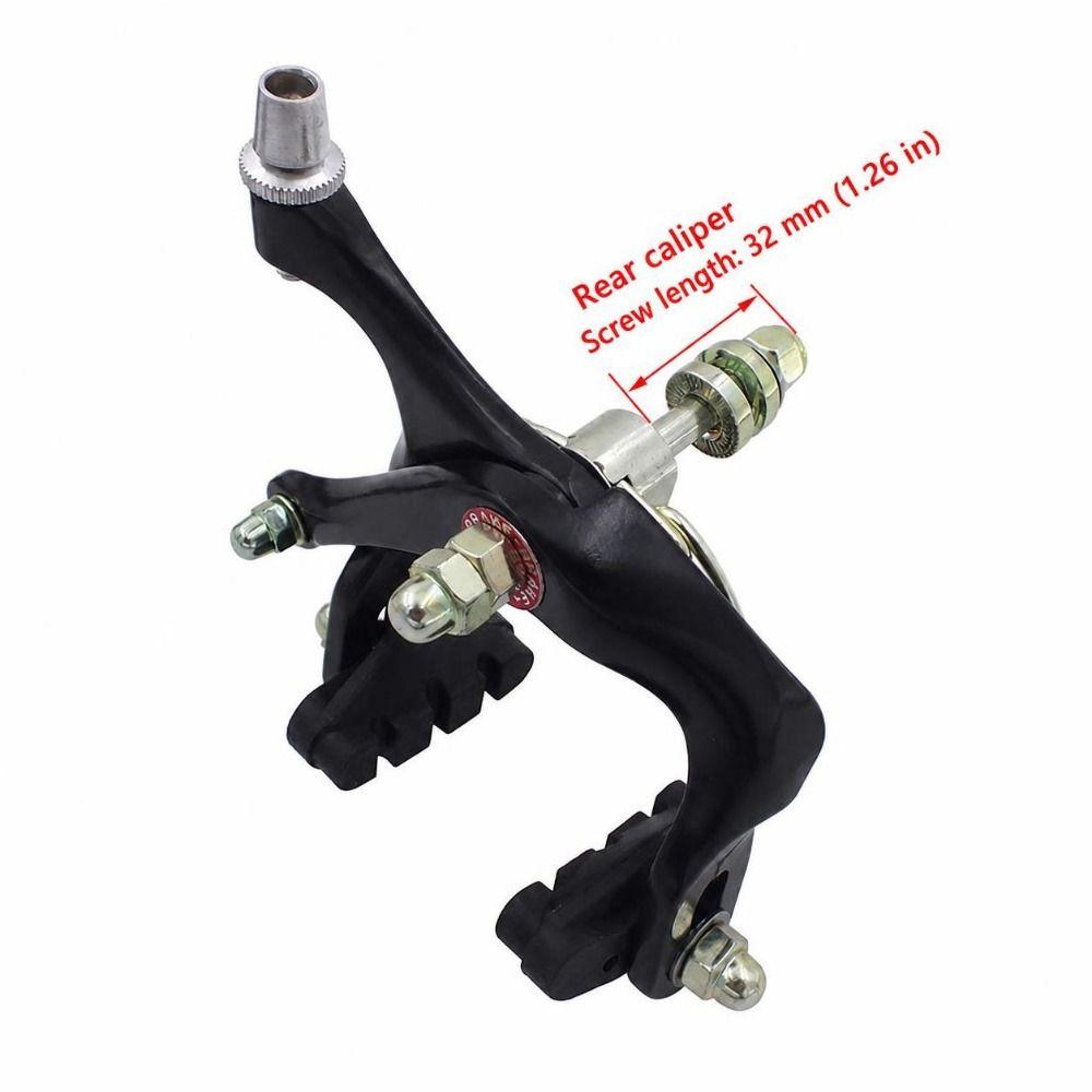 Black Bicycle Caliper Brake Aluminium Alloy C Brake Caliper Bike Maintenance Part
