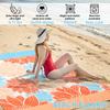 Tappetino da Spiaggia Impermeabile 210x200cm Coperta da Campeggio Picnic Anti-sabbia Portatile Leggero Sport all'Aperto Viaggio Escursionismo