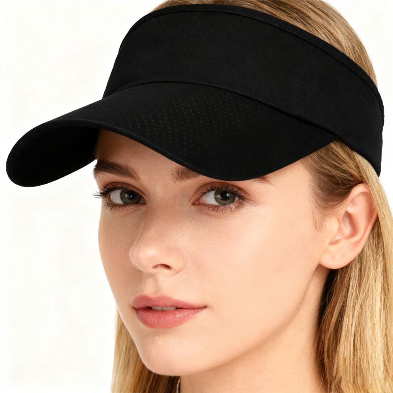 New Unisex Sun Hat with Open Top, Sun Protection, Outdoor Versatile Solid Color