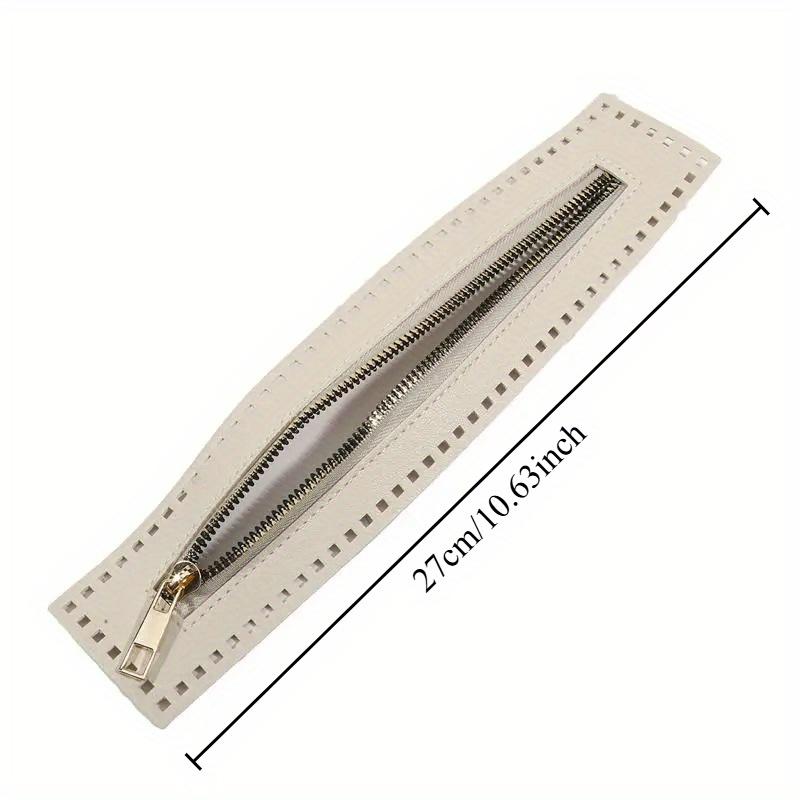 2 Stück 27cm Lang Leder Reißverschluss Nützlich Für Häkeltasche Beschläge Solider Reißverschluss Nähzubehör Nützlicher Handtaschen Lederreißverschluss Praktisch