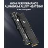 JEYI 22110 SSD Heatsink M.2 NVME Radiator Aluminum Alloy PS5 M.2 PCIE SATA SSD Efficient Radiator with Thermal Silicone pad