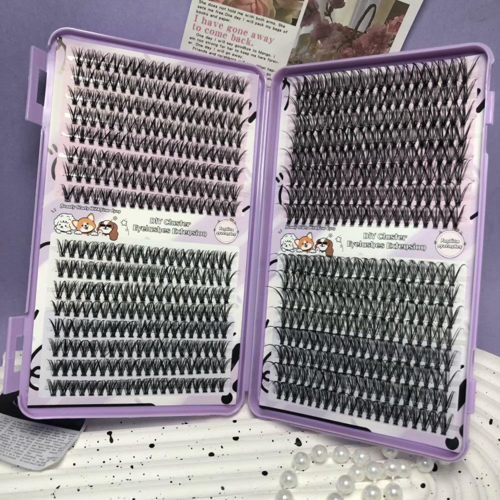 30D Volume Lash Book: Natural, Lightweight, Cluster Eyelashes