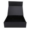 Gift Box with Magnetic Closure Foldable Filp Open Large Valentines Box for Jewelry Perfume Black