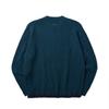 BROMPTON LONDON Woven Hem String Round Sweater - Teal Green (P234Ukt224)