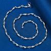 Elegant 925 Sterling Silver Teardrop Necklace for Women, Fashionable Party Wedding Gift Jewelry Accessories