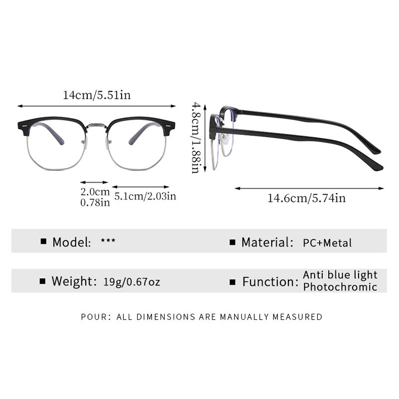 Premium gentlemen Retro Anti Blue Light Computer attractive trendy functional Glasses Reading And Gaming Glasses