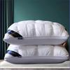 Neck Support Sleeping Pillow 5-Star Hotel Quality Deep Sleep White Satin Cover Bed Pillow Home Bedroom Decor Accessories Supplie