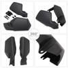 Motorcycle Hand Guards Windproof Anti Skid Protection PP Aluminum Iron Construction Quick Installation No Tools Needed