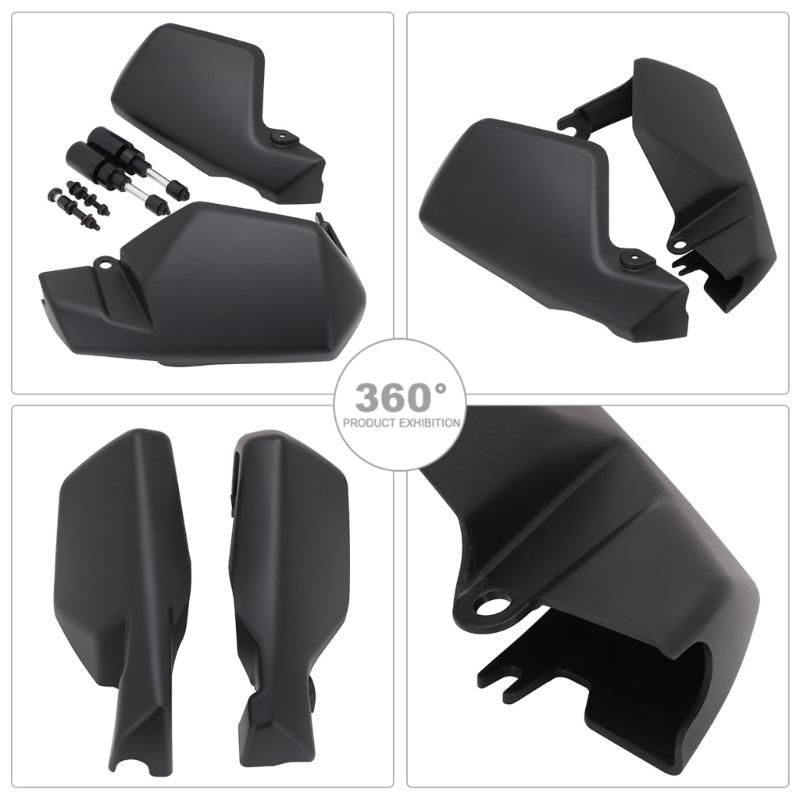 Motorcycle Hand Guards Windproof Anti Skid Protection PP Aluminum Iron Construction Quick Installation No Tools Needed