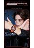 Oufanni Men's Waterproof Silicone Strap Barrel-Shaped Quartz Watch