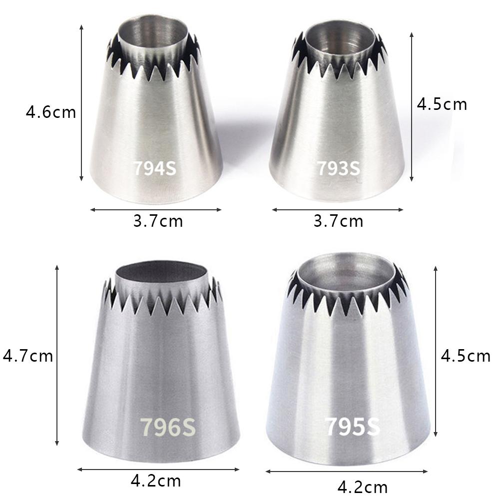 Stainlessl Steel Icing Piping Nozzles Cookie Biscuit Cake Mold Cake Decorating Tools