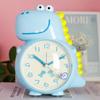 Children's Dinosaur Voice Music Alarm Clock Night Light Integrated Bedside Silent Scan Snooze Clock Silent Scan Seconds