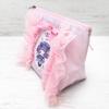 My Melody & Little Twin Stars X DOLLY MIX Frilled Boat-Shaped Tissue Pouch, Light Pink