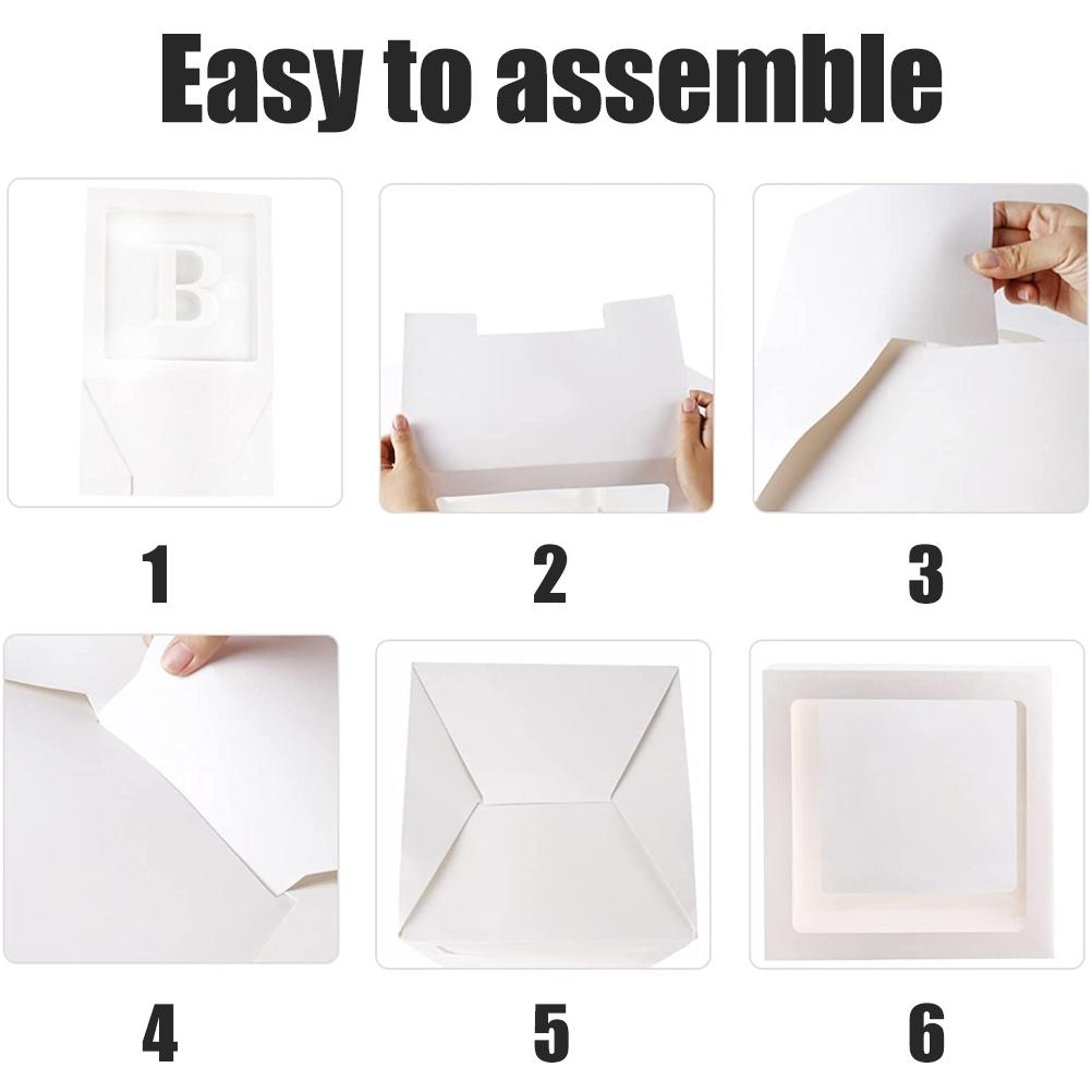 First Birthday Balloon \'\' Boxes for Baby Boy Girl with 26 10inch Balloons Baby 1st Birthday Decor