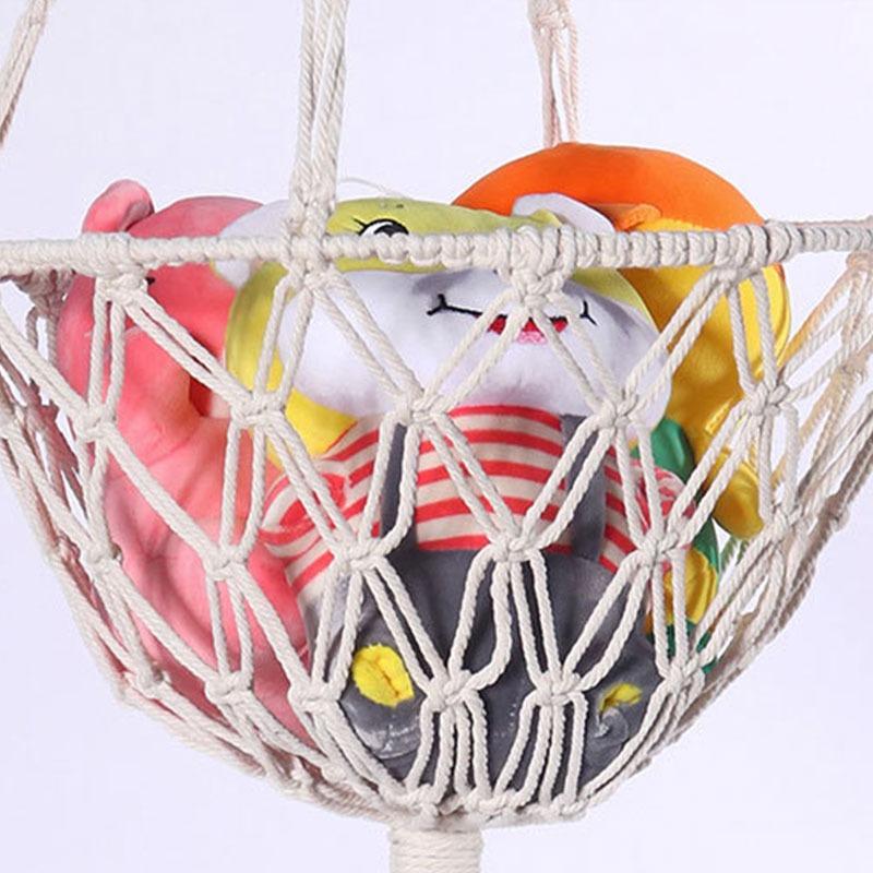 Hand Woven Cat Hanging Basket Pet Hammock Cat Swing Summer Pet Cooling Net Pocket Hanging Cat Nest