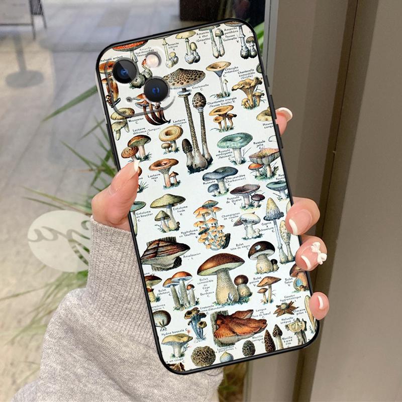 Mushroom Forest Case For iPhone 17 Pro Max 16 14 13 12 11 15 Pro Max Plus 12 13 Mini 16e 17 Air Back Cover