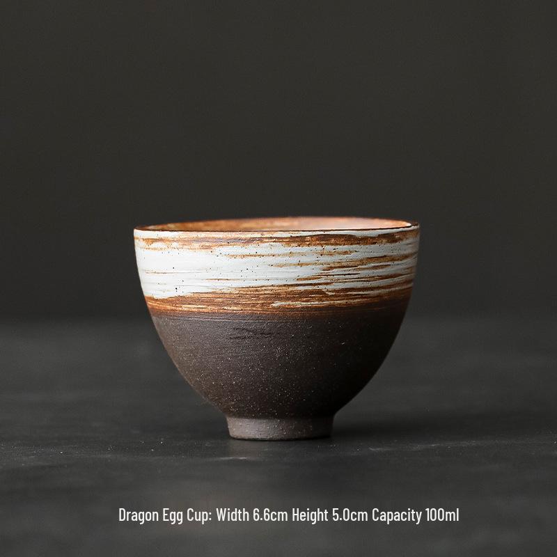 Japanese Ceramic Teacup: Shadow White Tasting Bowl