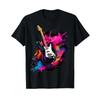 Electric Guitar T Shirt for and Children Stylish Designer Clothes Graphic Streetwear Soft Stre