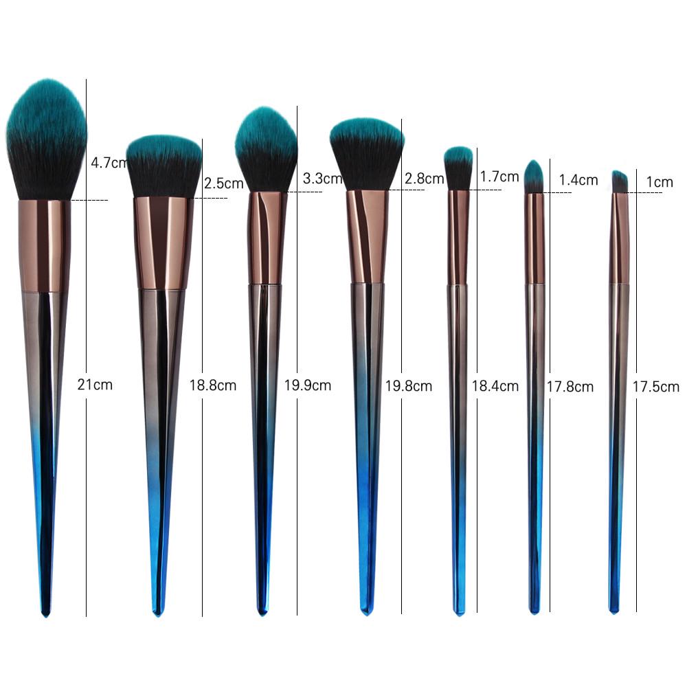 Buy 7pcs Cosmetic Makeup Brush Blusher Eye Shadow Brushes Set Kit 2018