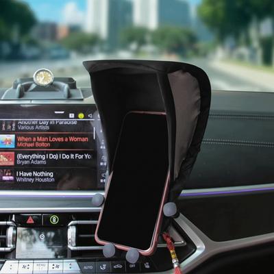 Compact Size Car Mobile Phone Sunshade Adjustable Angle Car Phone Holder Bike Use
