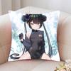 Kisaki Anime Games Blue Archive Pillow Case Fashion Square Pillowcase Bedroom Sofa Room Ins Decoration Leisure