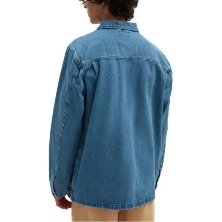 Vans Jackets Men's Blue Lapel Moderate Workwear (Unisex) Jackets VN0008FXCDX