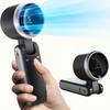 USB Rechargeable Travel Personal Fan, 5 Wind Speeds, 13550RPM Speed,Handheld/Neck/Desktop Fan 3-in-1 Foldable Silent Cooling Fan