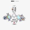 Novità Elementi Musicali Set da Tre Pezzi Perline Charm Si Adatta Nuovo Bracciale Argento 925 Donne Ciondolo Perla Gioielli Regalo