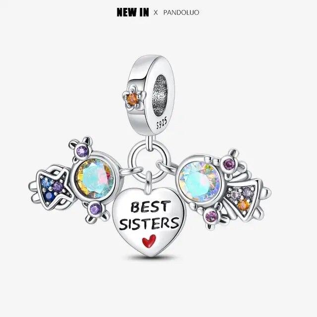 Novità Elementi Musicali Set da Tre Pezzi Perline Charm Si Adatta Nuovo Bracciale Argento 925 Donne Ciondolo Perla Gioielli Regalo