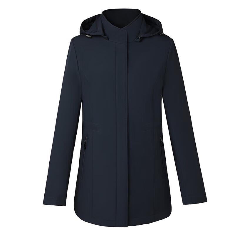 Tolomann Unisex Navy Detachable Down Jacket